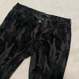 DKNY camo corduroy jeans